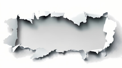 Ripped paper png, collage element in transparent background. Stardrop. Illustration