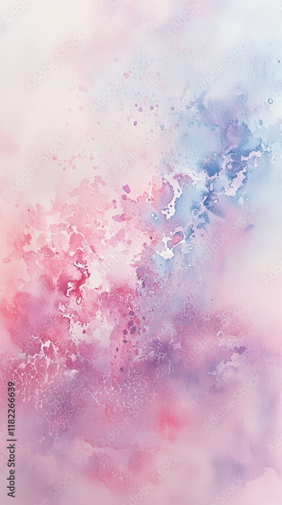 Poster elegant pastel watercolor abstract patterns in soft blended tones artistic background smooth texture