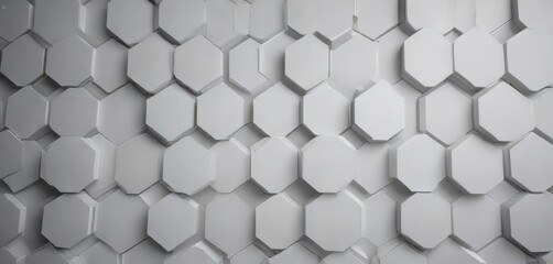 Naklejka premium Subtle hexagon texture, muted tones, elegant design , pattern, contemporary
