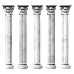 Obraz premium Five Classic Marble Columns