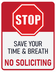 No-Soliciting Signage
