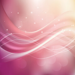Light Pink Wave Background Design