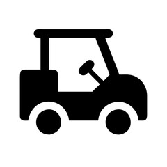 golf cart car icon design