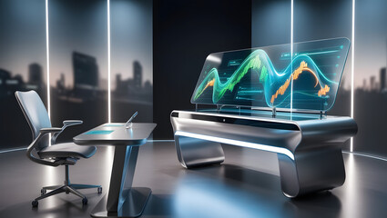 Financial business technology concept with holographic data graphs and charts
busness chart