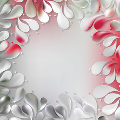 Arc Drops Background Vector Illustration
