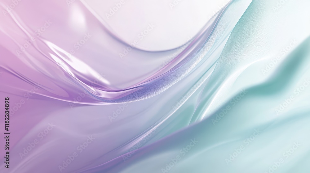 Poster floating diagonal streaks with lavender and teal tones in a gradient background minimalist design so