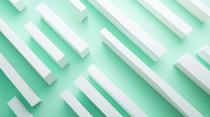 Dynamic floating streaks abstract design modern minimalism digital art aerial view clean aesthetic