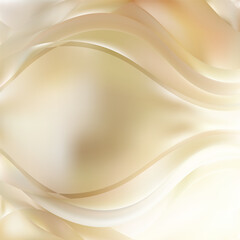 Beige Wave Background Vector Illustration