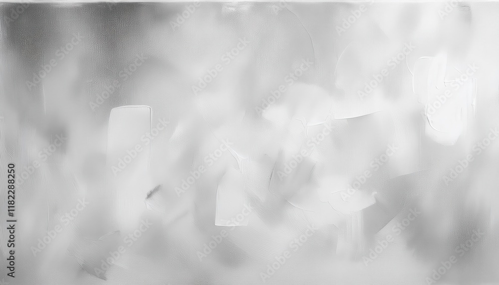 Poster textured abstract white and gray background with soft brush strokes, perfect for modern minimalist design or branding visuals