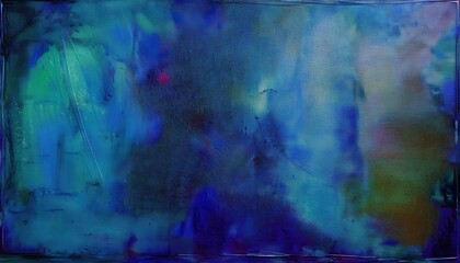 Fototapeta premium ethereal blue abstract painting with textured strokes and gradients for modern interiors, evoking tranquility and creativity