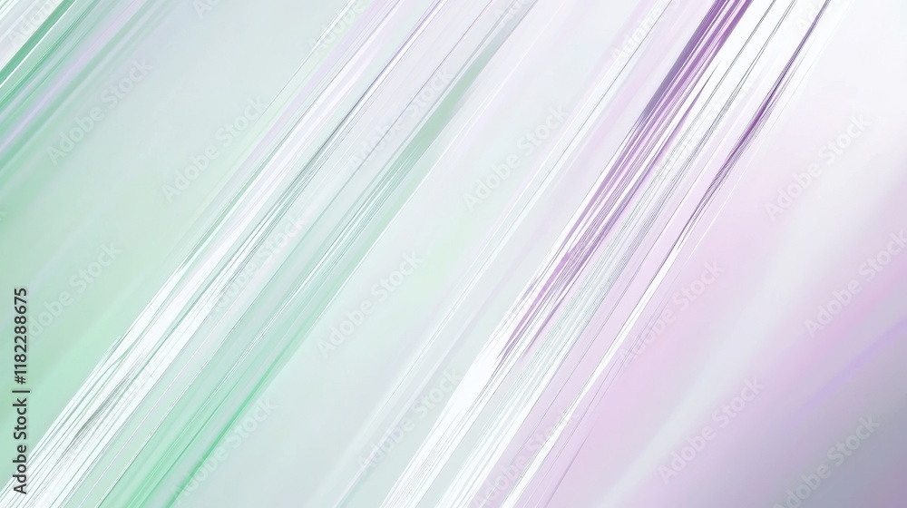 Poster modern minimalist design with floating diagonal streaks abstract art serene environment high detail