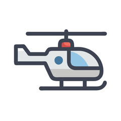 helicopter icon design