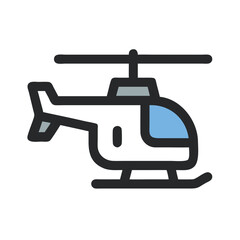 helicopter icon design