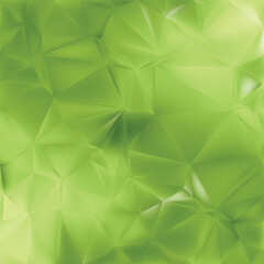Abstract Green Polygon Background Vector