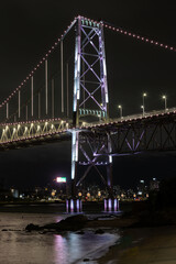 Ponte pênsil Hercílio Luz, Florianópolis, Santa Catarina, Brasil