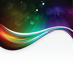 Abstract Colorful Background Illustrator Template