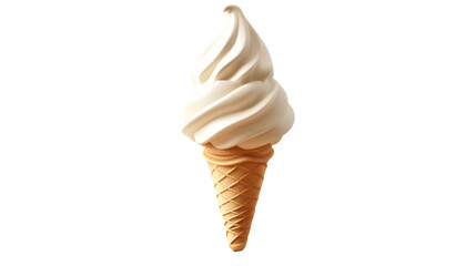 ice cream cone isolated