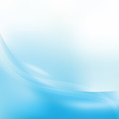 Abstract Light Blue Wave Background