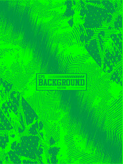 dark green scratch lime green...