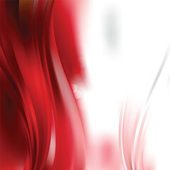 Red White Wave Background Design