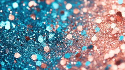 Festive glitter celebration abstract background digital art elegant atmosphere close-up colorful mood