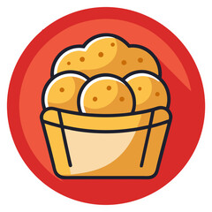 nuggets icon design