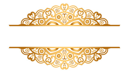 Luxury mandala pattern islamic ornament