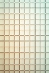 Neutral-toned square grid, framed panels.