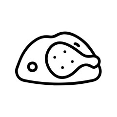 omelette icon design