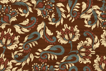 seamless floral motif in vector suitable for fabric, background, wallpaper, covers, etc