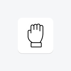 Drag Hand line icon , vector, pixel perfect, illustrator file