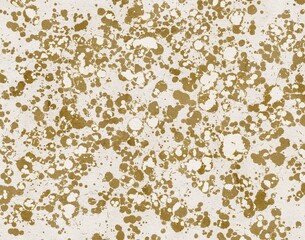 Abstract Splattered Ink Pattern with Golden Brown Shades