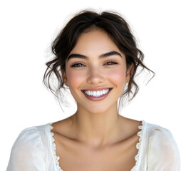 PNG Young British American portrait smiling happy.