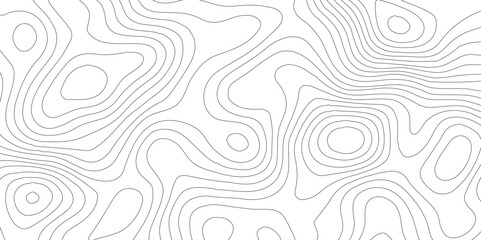 Abstract topography contour map background design,Modern design with White topographic wavy pattern design,Geographic mountain terrain.The topo contour map with terrain. 