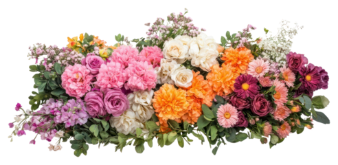 PNG Flower bush in wedding set flowers arrangement centerpiece.