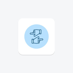 Hands pentaglow , vector, pixel perfect, illustrator file