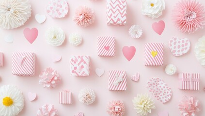 Valentine Day greeting card with a pastel backdrop, emphasizing the love valentine concept