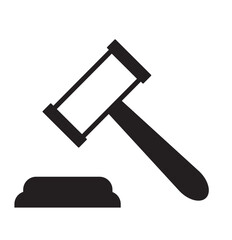 Judge gavel icon. 