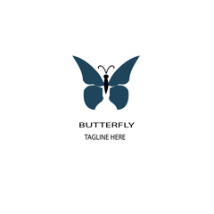 butterfly logo vector element design set