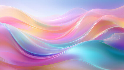abstract wavy soft gradient pastel heritage in glassmorphism fashion