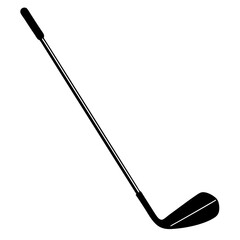 Putter golf silhouette vector illustration 