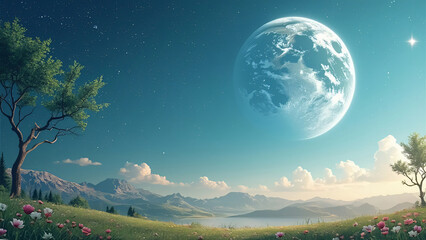 Earth Day Background, Environment Day, Globe, Nature, Green, Nature Day, Landscape, Background