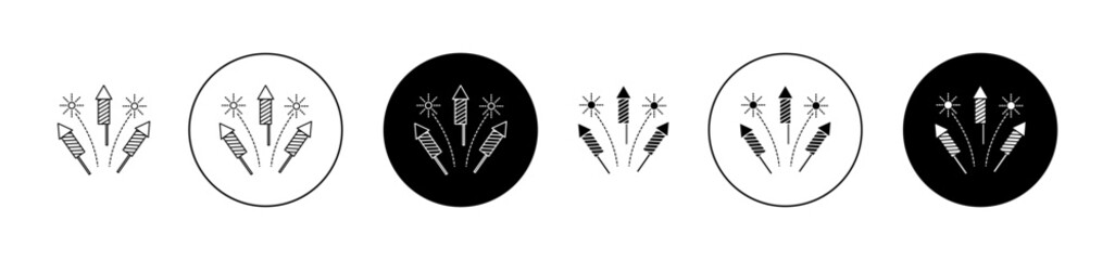 Fireworks icons vector set for UI designs