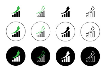 Improvement icons collection in black and blue colors