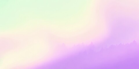 Naklejka premium Pastel Dreamland Misty Forest Soft Colors Dreamy Background