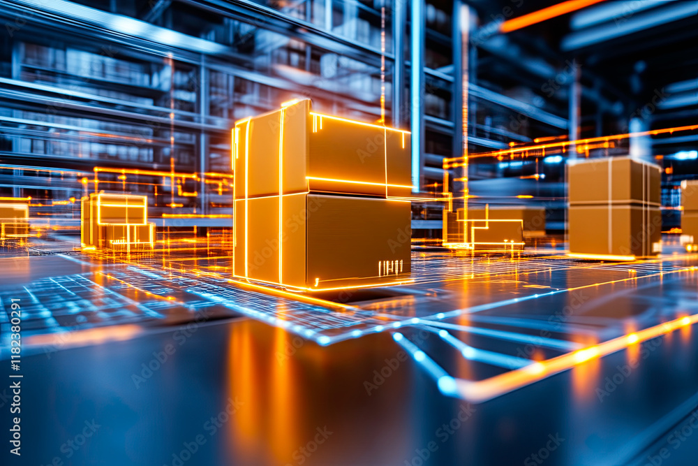 Poster smart warehouse management system using augmented reality
