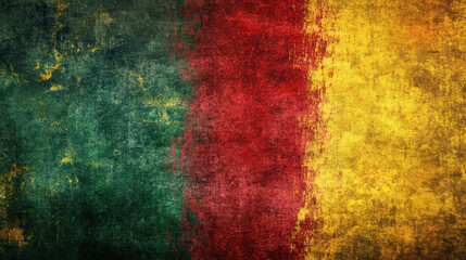 Obraz premium Black History Month art with bold heritage colors