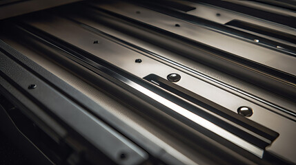 Close-up of a sleek matte black kitchen faucet mounted on a Zero marble countertop. 