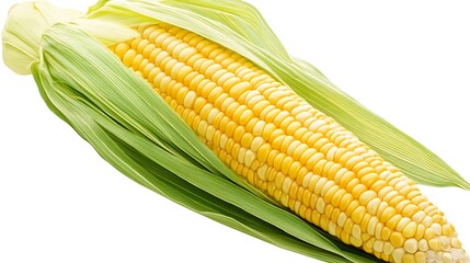 Corn Seeds Isolated on Transparent or White Background 