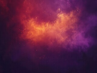 Naklejka premium abstract gradient background with mysterious red-orange and violet glow effects creating dramatic atmospheric dark composition